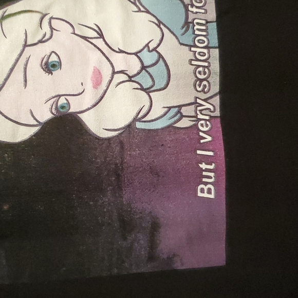 Alice in Wonderland black short sleeve  graphic tee Lg. Disney WDW Cheshire Cat - Picture 4 of 5